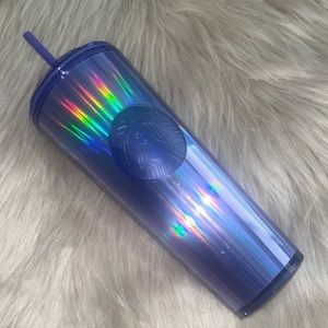 Starbucks 2022 holographic iridescent kaleidoscope tumbler
